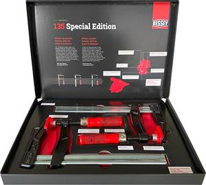 Bessey TGA25SET-135 Jubileumset 2x temperatuurgietklem TGA25SET-135 Spanbreedte (max.):250 mm Afm. werkbereik:120 mm