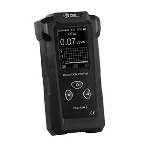 PCE Instruments PCE-RAM 6 Geiger-Müller-buis Straling: Gamma, Röntgen, Bèta Akoestisch signaal