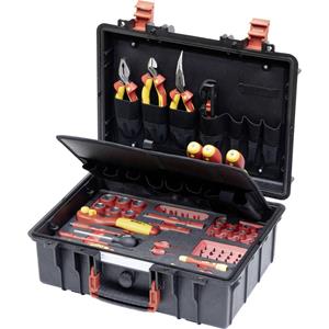 Wiha Set L Mechatronik 62tlg Gereedschapskoffer (met inhoud) 62-delig Electricien, Handwerker, Leerling, Professioneel, VDE (b x h x d) 457 x 183 x 367 mm