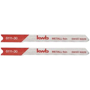 Kwb 611130 Decoupeerzaagbladen, metaalbewerking, HSS, 2x fijn 2 stuk(s)