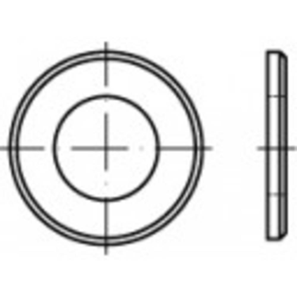 TOOLCRAFT Onderlegring 82 mm 140 mm Staal 5 stuk(s)  TO-9978111