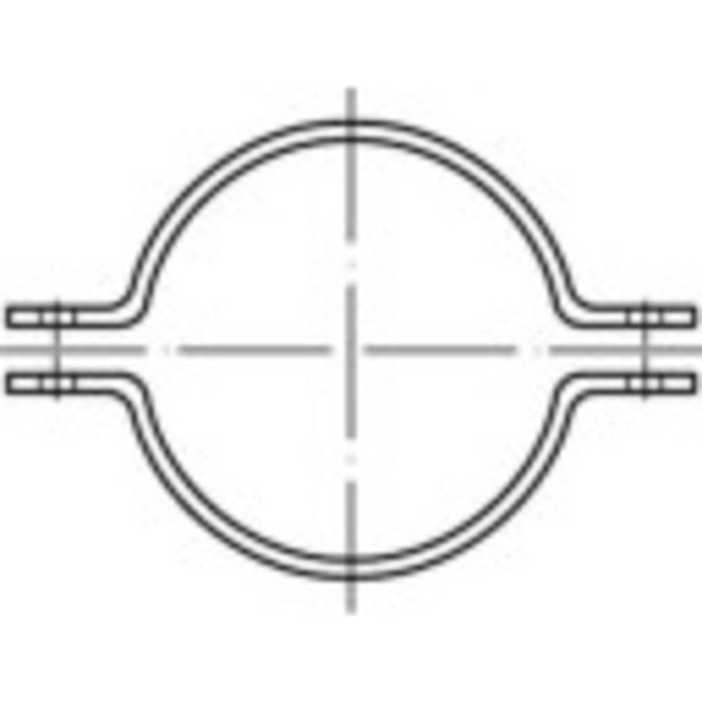 TOOLCRAFT TO-9989853 Buisklem Buisklemhelften 5 stuk(s)