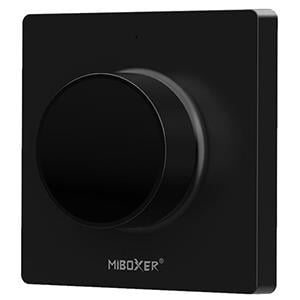 Draadloze Draaiknop Wanddimmer Zwart - MiBoxer - K1-B