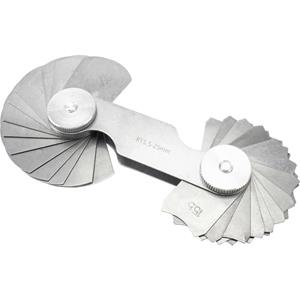 Dasqua 1351-0005 Metrische straalmeter 1.0 - 7.0 mm
