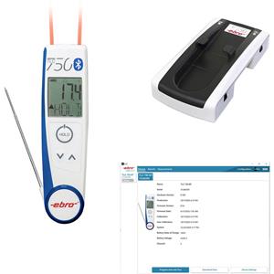 Xylem SH 750 BT          Infrarood-thermometer en insteekthermometer (HACCP)