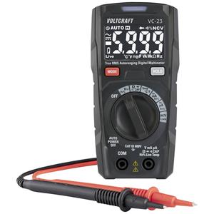 VOLTCRAFT VC-23 Multimeter Kalibratie (ISO) Digitaal CAT III 600 V Weergave (counts): 6000