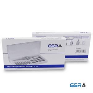 GSR 00708120 Schroefdraadsnijderset 31-delig HSS-G Metrisch M1 - M2.6