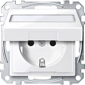 Merten MEG2312-0319 Wandcontactdoos System M Polar-wit 1 stuk(s)