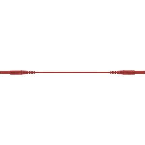 Schützinger MSFK A341 / 1 / 100 / RT Veiligheidsmeetsnoer Stekker Stekker 100 cm Rood 1 stuk(s)