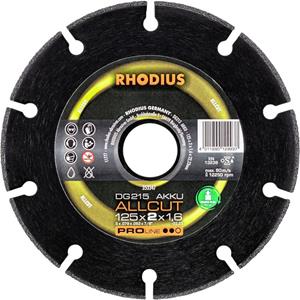 Rhodius 353347 Diamanten doorslijpschijf 125 mm 1 stuk(s)