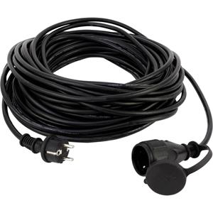 REV 0017258549 Stroom Verlengkabel 16 A Zwart 25.00 m H05RR-F 3F 3G 1,5 mm²