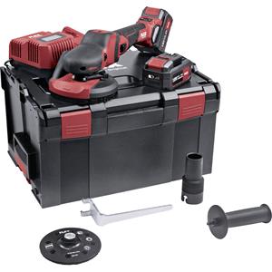 Flex SE 125 18.0-EC/5.0 Set 504157 Haakse accuslijper 125 mm Incl. 2 accus 2.5 Ah, 5 Ah, 8 Ah