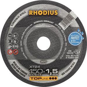 Rhodius 205912 Doorslijpschijf recht 150 mm 1 stuk(s) Non-ferrometaal