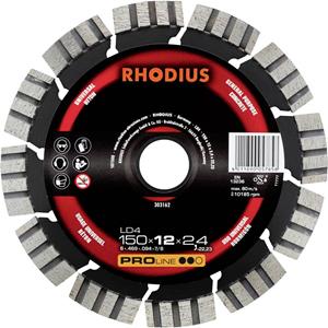 Rhodius 303162 Diamanten doorslijpschijf 150 mm 1 stuk(s) Natuursteen