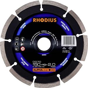 Rhodius 304093 Diamanten doorslijpschijf 150 mm 1 stuk(s) Beton