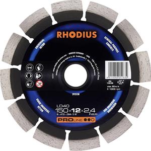 Rhodius 393538 Diamanten doorslijpschijf 150 mm 1 stuk(s) Beton
