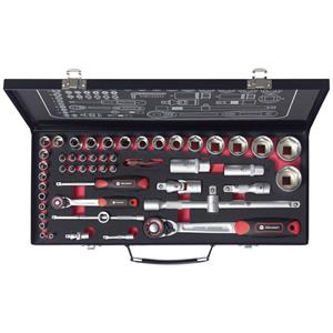 TOOLCRAFT TO-9626409 Omschakelratelset 1/4 (6.3 mm), 1/2 (12.5 mm) 44.5 cm