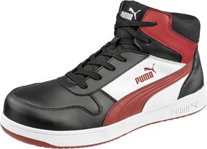 Puma 630050 FRONTCOURT BLK/WHT/RED MID S3L ESD FO HRO SR