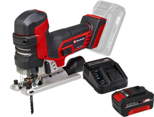 Einhell TP-JST 18/135 Li BL Solo +  18 V/4.0 Ah Starter Kit - Power X-Change