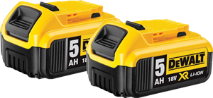 Dewalt DCB184-XJ 18V 5,0 Ah Accu 2-pack
