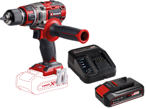 Einhell TP-CD 18/80 Li BL Solo +  Power-X-Change 2,5 Ah Accu en oplader