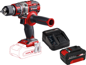 Einhell TP-CD 18/80 Li BL Solo +  18 V/4.0 Ah Starter Kit- Power X-Change