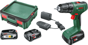 Bosch EasyDrill 18V-40 2,5 Ah Accu (2x) SystemBox S Starterspakket