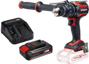 Einhell TP-CD 18/120 Li-i BL Solo +  Power-X-Change 2,5 Ah Accu en oplader