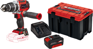 Einhell TP-CD 18/60 Li-i BL Solo 4,0 Ah Accu E-Case M Starterspakket
