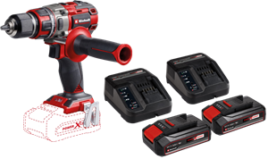 Einhell TP-CD 18/80 Li BL Solo 2,5 Ah Accu (2x) Starterspakket