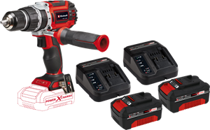 Einhell TP-CD 18/60 Li-i BL Solo 4,0 Ah Accu (2x) Starterspakket