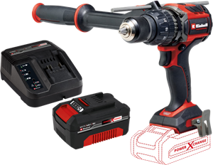 Einhell TP-CD 18/120 Li-i BL Solo +  18 V/4.0 Ah Starter Kit- Power X-Change