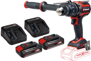 Einhell TP-CD 18/120 Li-i BL Solo 2,5 Ah Accu (2x) Starterspakket