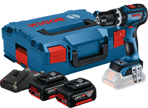 Bosch Professional GSB 18V-90 C 5,0 Ah GBA Accu (2x) Starterspakket