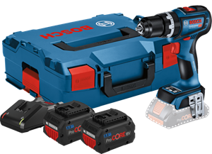 Bosch Professional GSB 18V-90 C 5,5 Ah ProCORE Accu (2x) Starterspakket