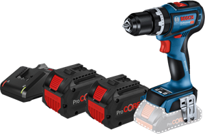 Bosch Professional GSB 18V-90 C 8,0 Ah ProCORE Accu (2x) Starterspakket