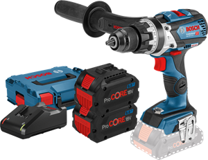 Bosch Professional GSB 18V-110 C 8,0 Ah ProCORE Accu (2x) Starterspakket
