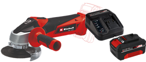 Einhell TC-AG 18/115 Li Solo +  18 V/4.0 Ah Starter Kit - Power X-Change