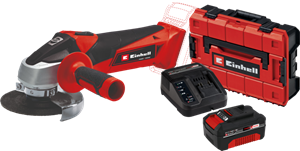 Einhell TC-AG 18/115 Li Solo 4,0 Ah Accu E-Case S-F Starterspakket