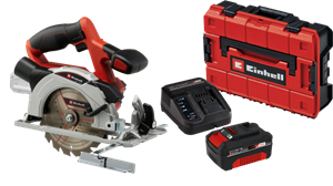 Einhell TE-CS 18/150 Li Solo 4,0 Ah Accu E-Case S-F Starterspakket