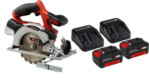 Einhell TE-CS 18/150 Li Solo 4,0 Ah Accu (2x) Starterspakket