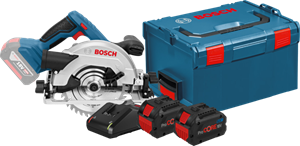 Bosch Professional GKS 18V-57 G 8,0 Ah ProCORE Accu (2x) Starterspakket