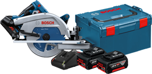 Bosch Professional GKS 18V-68 GC 5,0 Ah GBA Accu (2x) Starterspakket