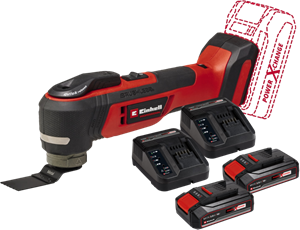 Einhell TP-MG 18 Li BL Solo 2,5 Ah Accu (2x) Starterspakket