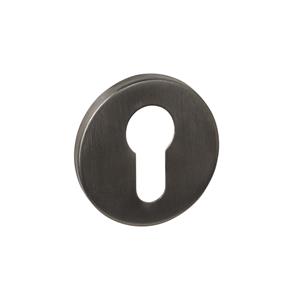 cilinderrozetten verdekt ø52x6mm - PVD antraciet