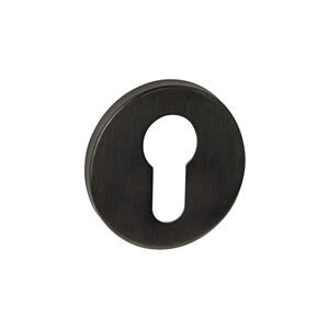 Intersteel cilinderrozetten verdekt ø52x6mm - PVD zwart