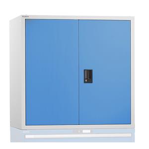 Lista Opzetkast met vleugeldeuren, met dichte plaatstalen deuren, h x b x d = 1000 x 1023 x 725 mm, lichtblauw