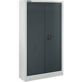 Schäfer Shop Select Materiaalkast MSI 16408i , B 800 x D 400 x H 1535 mm, 3 legborden, staal, lichtgrijs/antracietgrijs