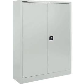 Schäfer Shop Select materiaalkast MSI 16409, B 950 x D 400 x H 1535 mm, 3 etages, staal, lichtgrijs RAL 7035