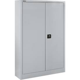 Schäfer Shop Select materiaalkast MSI 16409, B 950 x D 400 x H 1535 mm, 3 etages, staal, alu wit RAL 9006